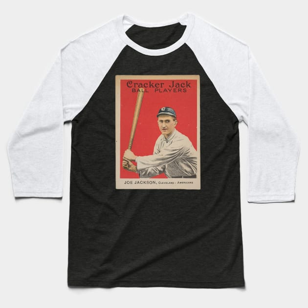 Shoeless Joe Jackson 1914 Cracker Jack Baseball Card Baseball T-Shirt by BlackBoxHobby